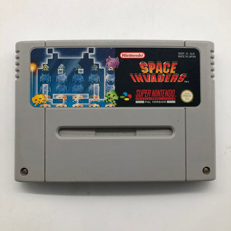 Space Invaders Super Nintendo SNES Cartridge PAL