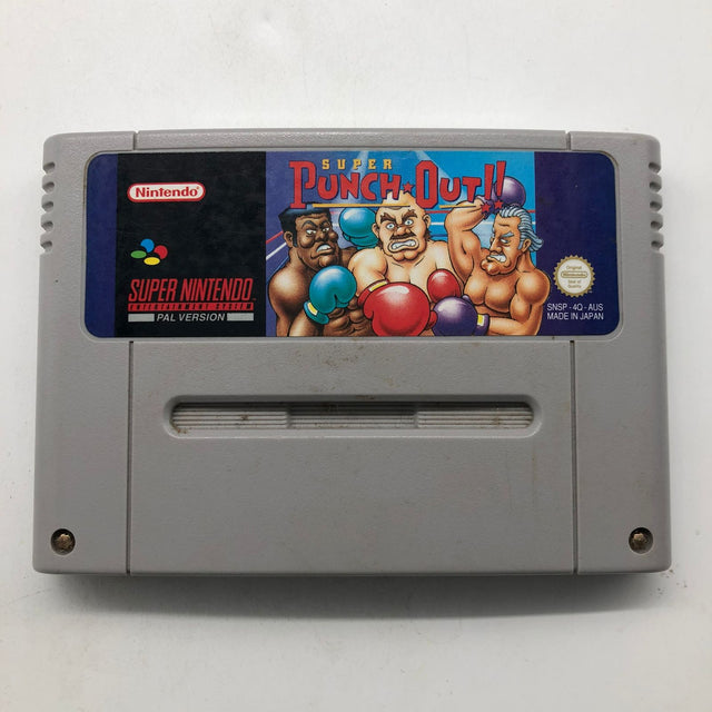 Super Punch Out Super Nintendo SNES Cartridge PAL