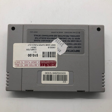 Super Punch Out Super Nintendo SNES Cartridge PAL