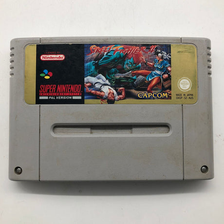 Street Fighter II Super Nintendo SNES Cartridge PAL