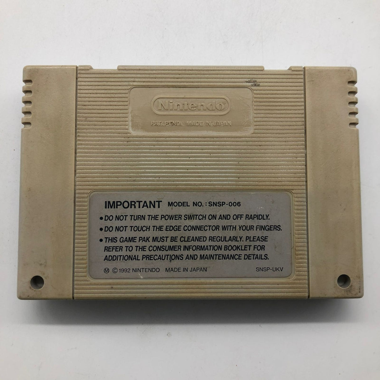 Street Fighter II Super Nintendo SNES Cartridge PAL