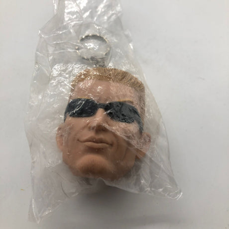 Duke Nukem Figure Head Keychain 1/6th Painted Medal