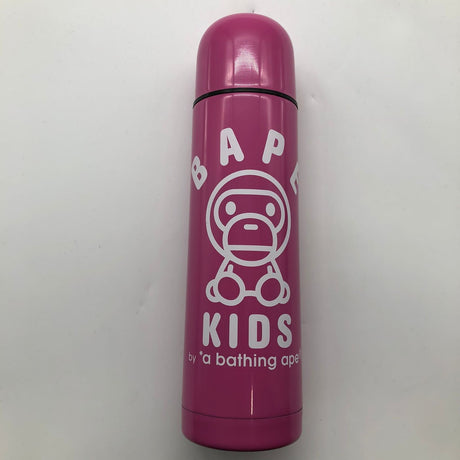 A Bathing Ape Bape Kids Pink Water Bottle