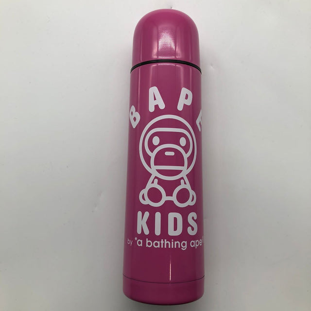 A Bathing Ape Bape Kids Pink Water Bottle