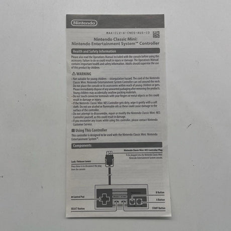 Nintendo Entertainment System NES Mini Classic Controller Boxed