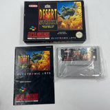 Desert Strike Nintendo Entertainment System SNES Game PAL Boxed