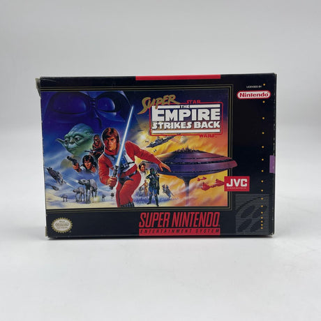 Super Star Wars The Empire Strikes Back Nintendo SNES Game Boxed NTSC U/C