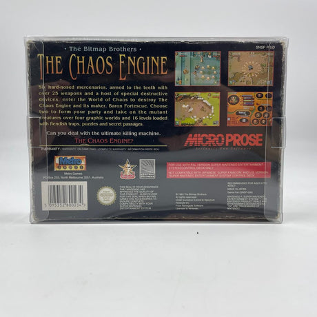 The Choas Engine Super Nintendo SNES Game Boxed Complete PAL