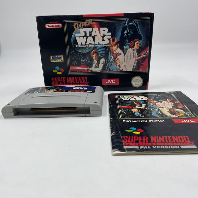 Super Star Wars Super Nintendo SNES Game Boxed Complete PAL