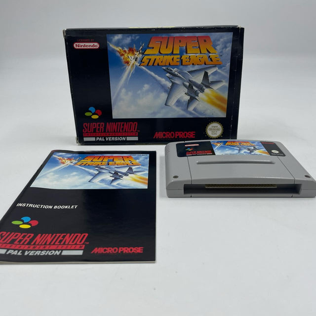 Super Strike Eagle Super Nintendo SNES Game Boxed PAL