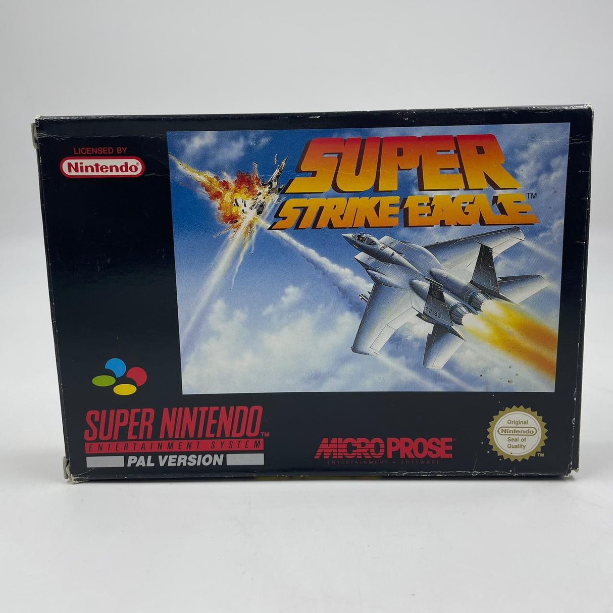 Super Strike Eagle Super Nintendo SNES Game Boxed PAL