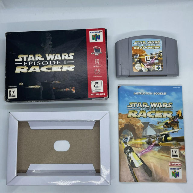 Star Wars Episodes 1 Racer Nintendo 64 N64 Game PAL Boxed