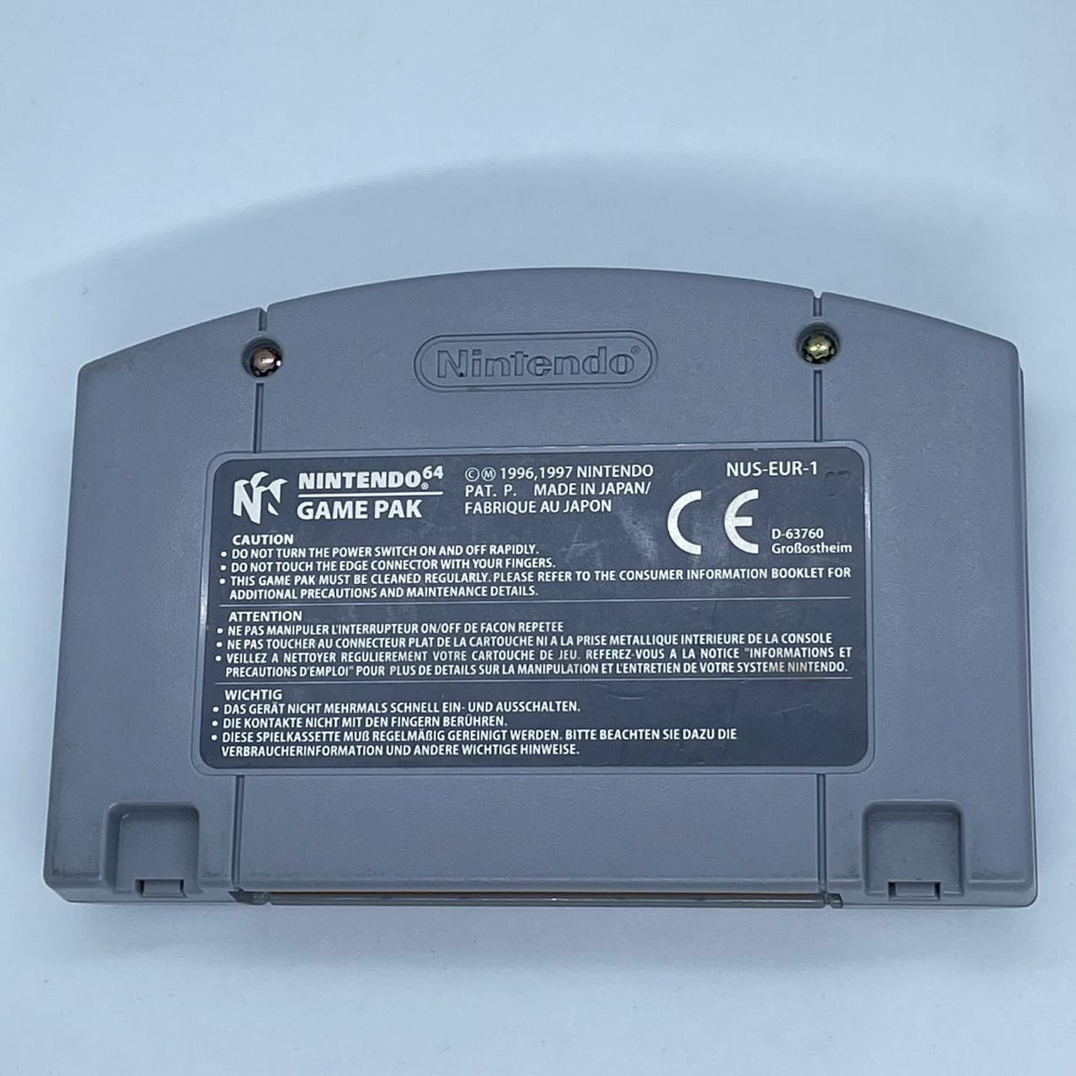 Doom 64 Nintendo 64 N64 Game Cartridge PAL