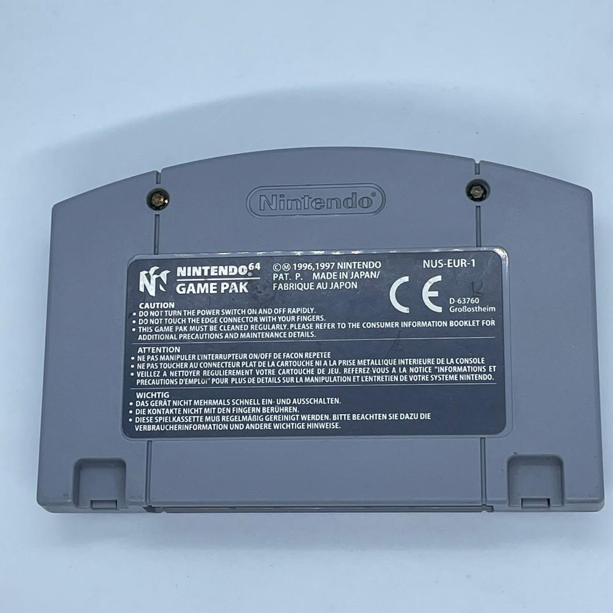 Tetrishpere Nintendo 64 N64 Game Cartridge PAL