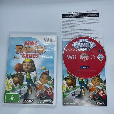 Big family Games Nintendo Wii Game + Manual PAL