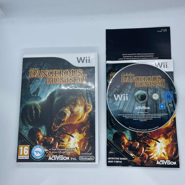 Dangerous Hunt 2011 Nintendo Wii Game + Manual PAL