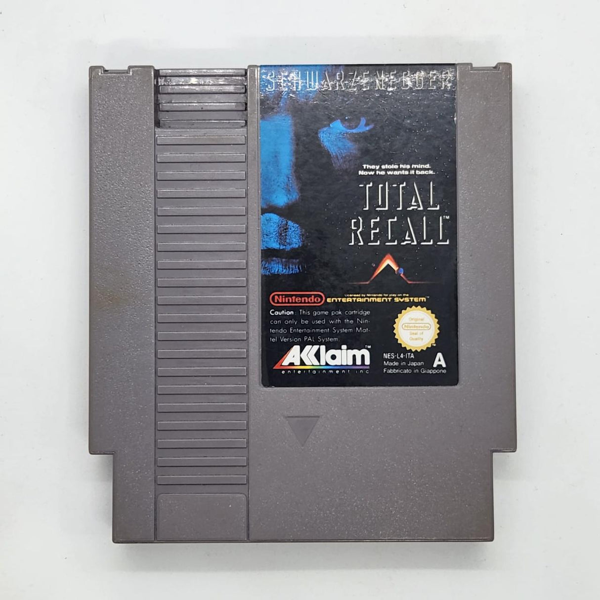 Total Recall Nintendo Entertainment System NES Game PAL