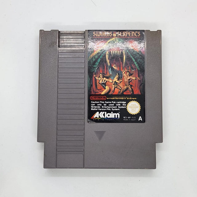 Swords And Serpents Nintendo Entertainment System NES Game PAL