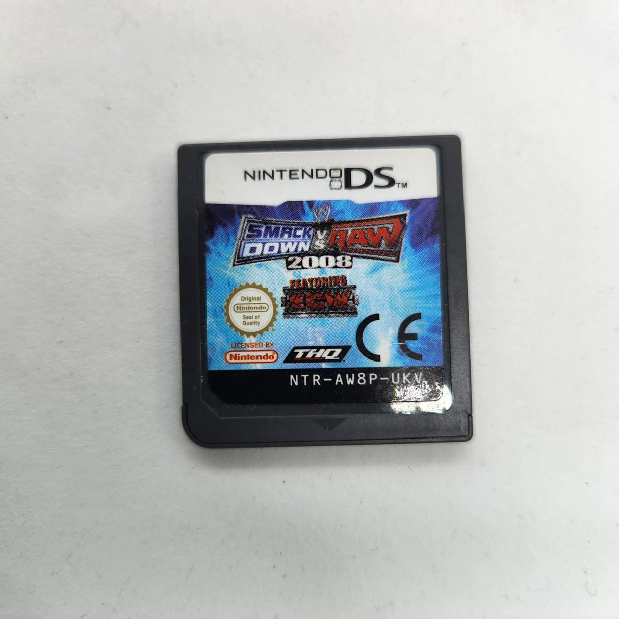 Smack Down VS RAW 2008 Nintendo DS Game Cartridge