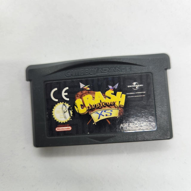 Crash Bandicoot XS Nintendo Gameboy Advance GBA Game Cartridge