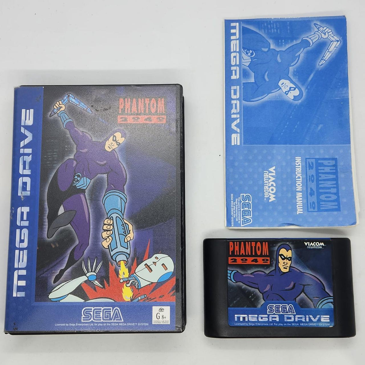 Phantom 2040 Sega Mega Drive Game + Manual PAL