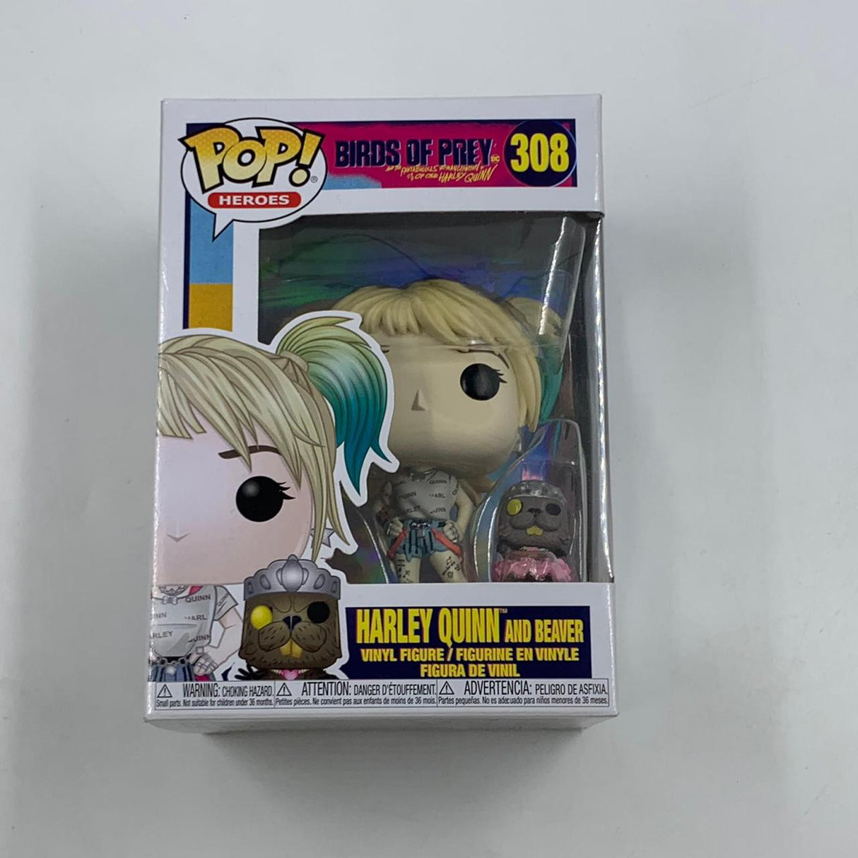 Birds Of Prey Harley Quinn & Beaver #308 Pop Vinyl Figure