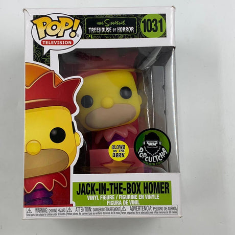 The Simpson Treehouse Of Horror Jack-In-The-Box Homer #1031 Pop Vinyl Figure