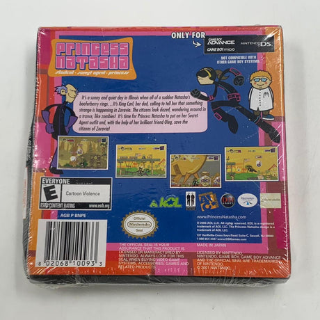 Princess Natasha Nintendo Gameboy Advance Game Brand New SEALED