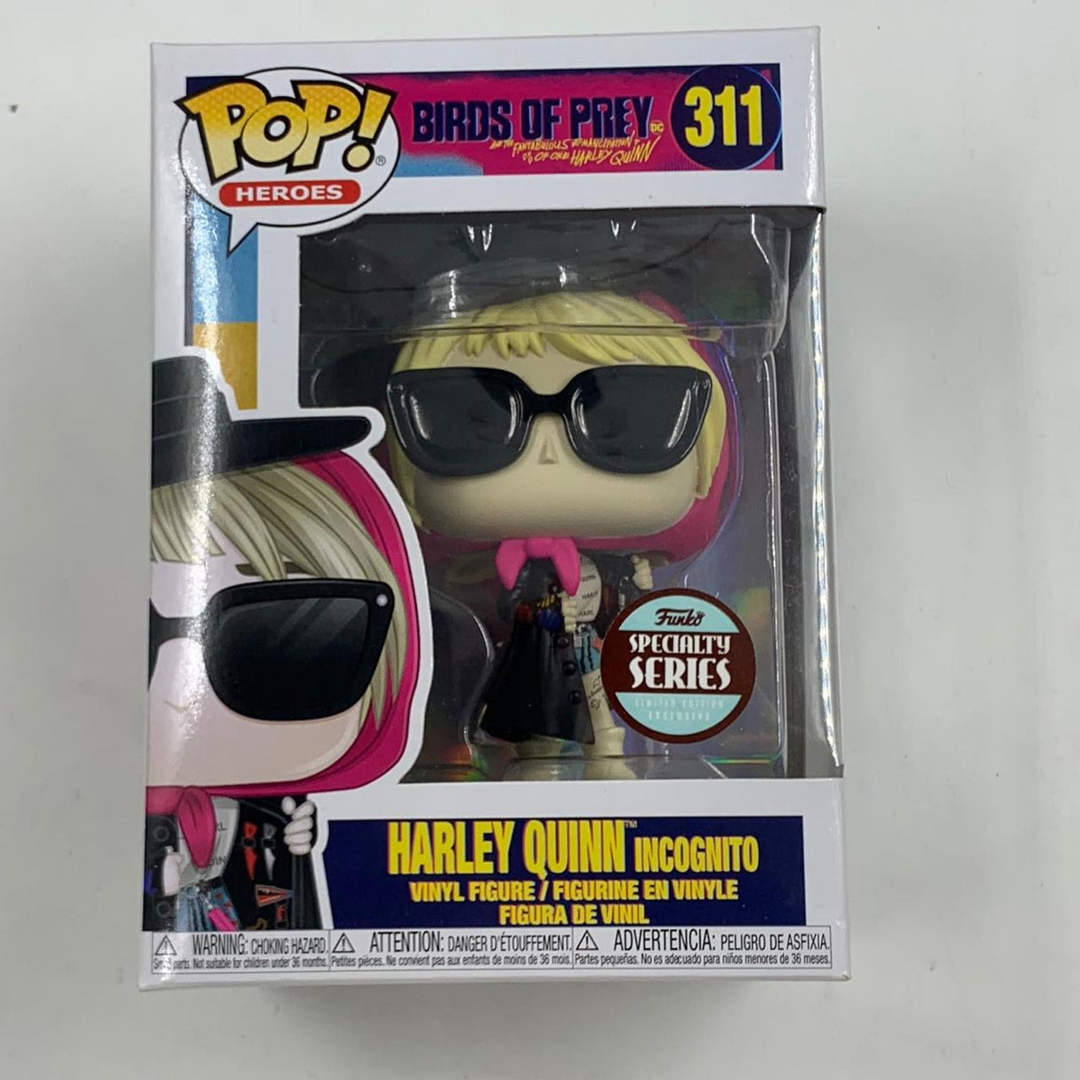 Birds Of Pery Harley Quin Incognito #311 Pop Vinyl Figure