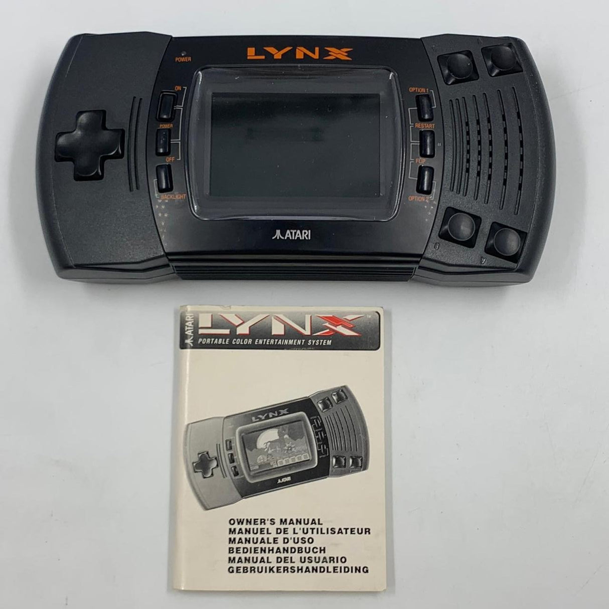 Atari Lynx 2 Portable Console System + Manual