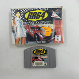 RR64 Ridge Racer 64 Nintendo 64 N64 Game PAL