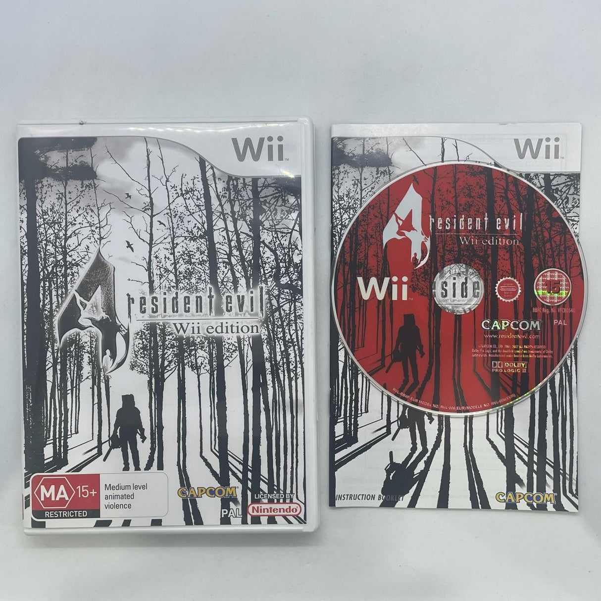 Resident Evil 4 Wii Edition Nintendo Wii Game + Manual PAL