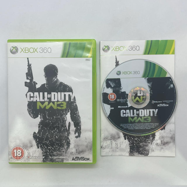Call Of Duty MW3 Modern Warfare 3 Xbox 360 Game + Manual PAL