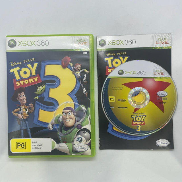 Toy Story 3 Xbox 360 Game + Manual PAL