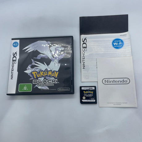 Pokemon Black Version Nintendo DS Game + Manual