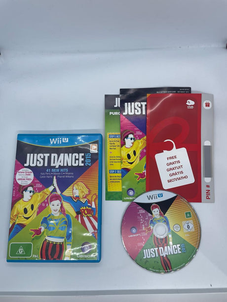 Just Dance 2015 Nintendo Wii U Game + Manual PAL