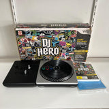 DJ Hero Nintendo Wii Turntable + Game Boxed