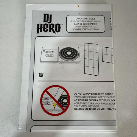 DJ Hero Nintendo Wii Turntable + Game Boxed