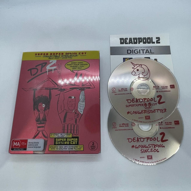 DeadPool 2 Collectible Steelbook Blu-Ray