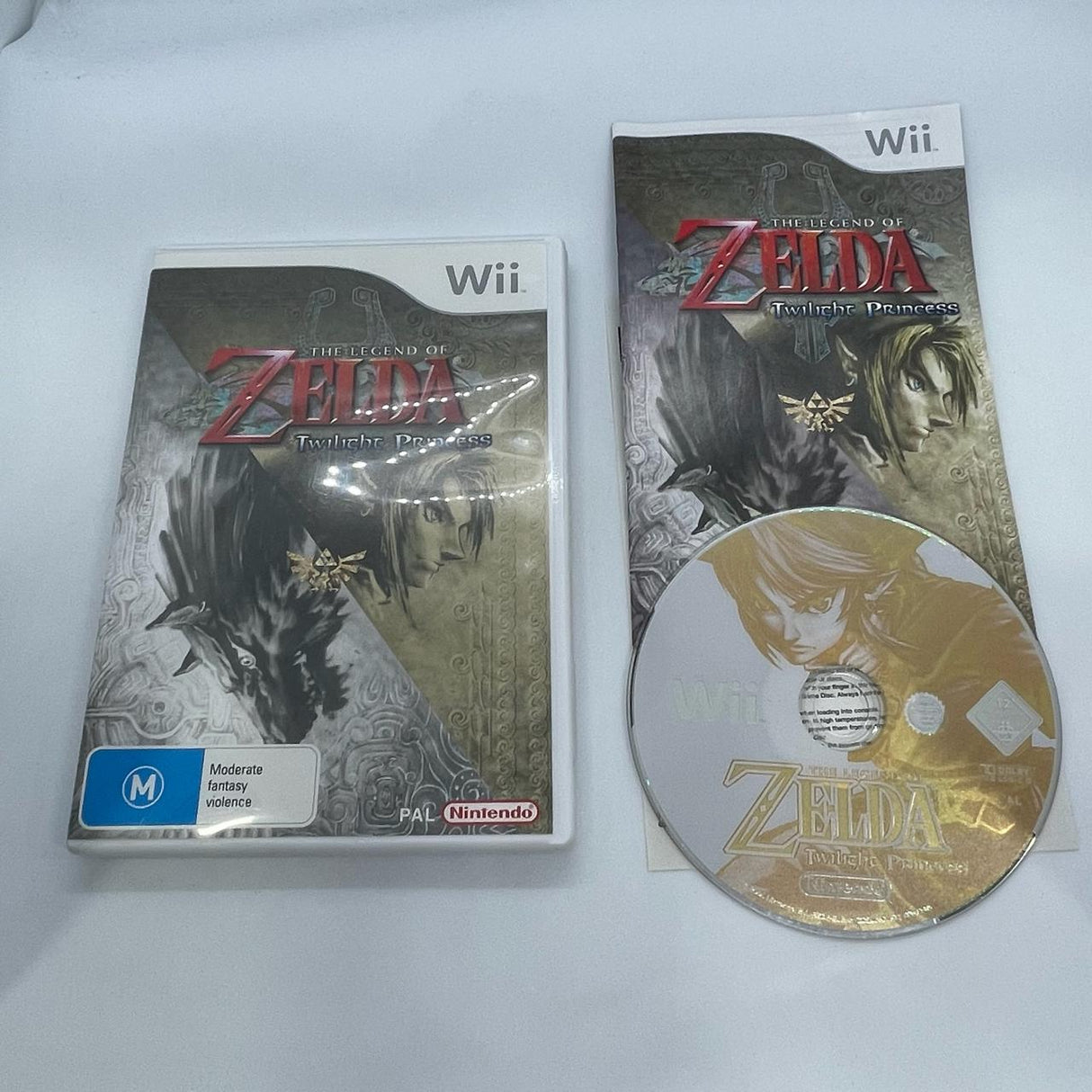 The Legend Of Zelda Twilight Princess Nintendo Wii Game + Manual