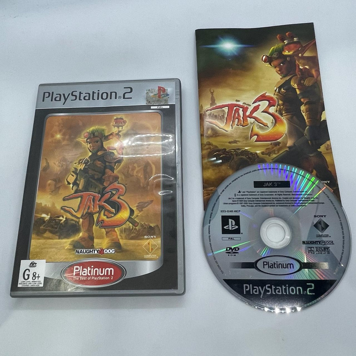 Jak 3 PS2 Playstation 2 Game + Manual PAL