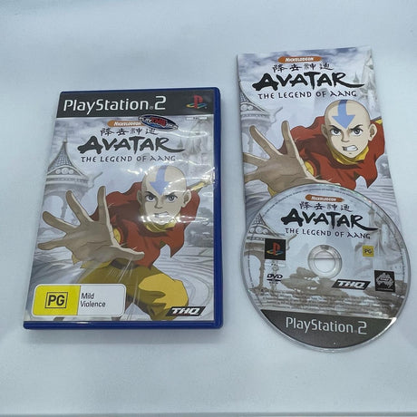 Avatar The Legend Of Aang PS2 Playstation 2 Game + Manual PAL