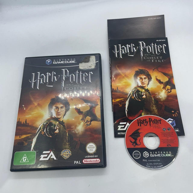 Harry Potter And The Goblet Of Fire Nintendo Gamecube Game + Manual PAL