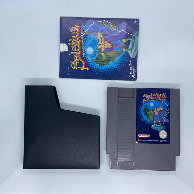 Solstice Nintendo Entertainment System NES Game + Manual PAL