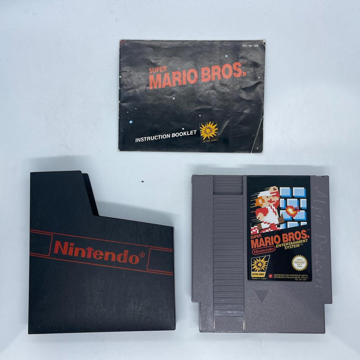 Super Mario Bros. Nintendo Entertainment System NES Game + Manual PAL