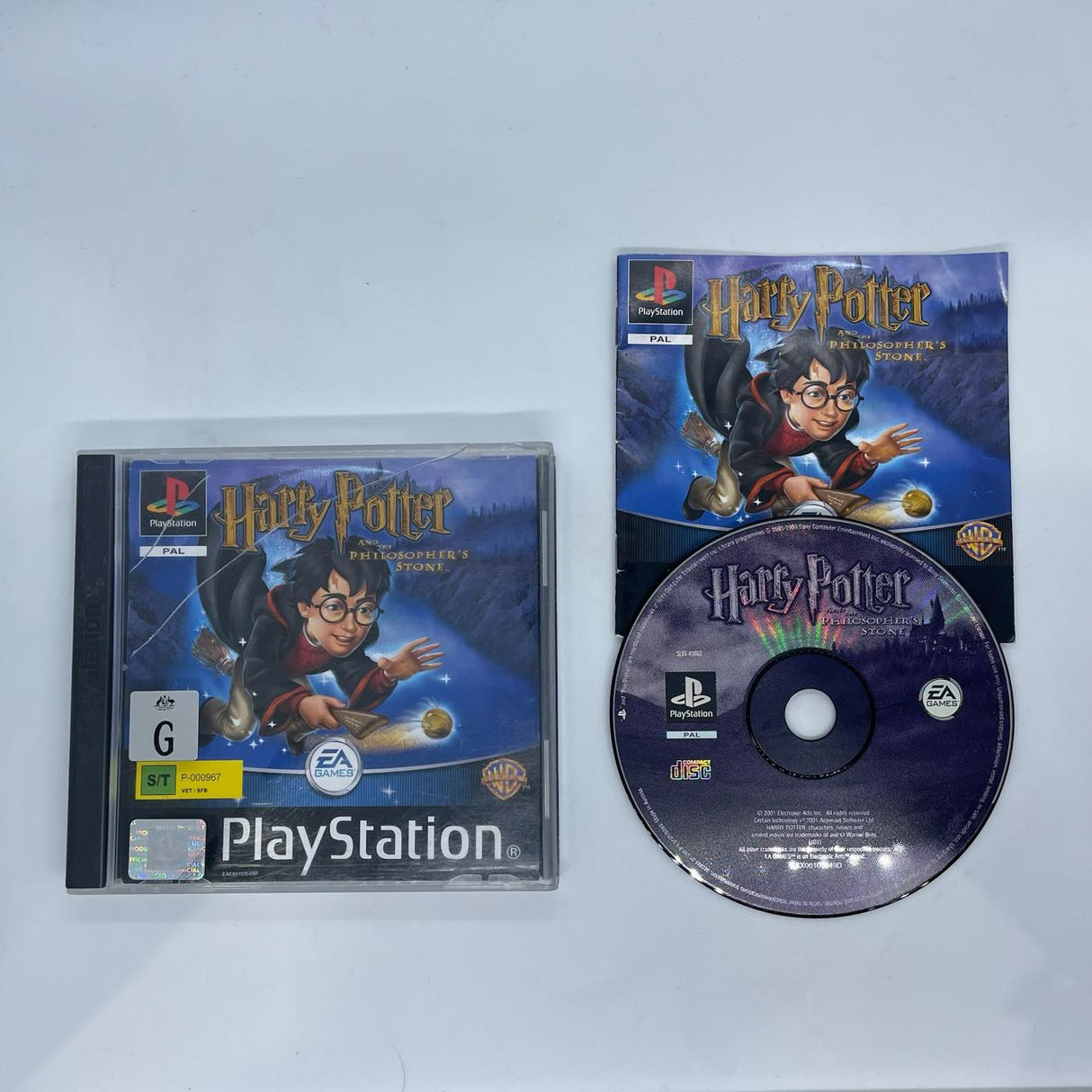 Harry Potter And The Philosopher's Stone PS1 Playstation 1 Game + Manual PAL