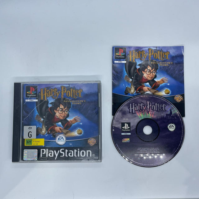 Harry Potter And The Philosopher's Stone PS1 Playstation 1 Game + Manual PAL