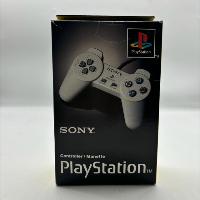 PS1 Playstation 1 Grey Controller Boxed