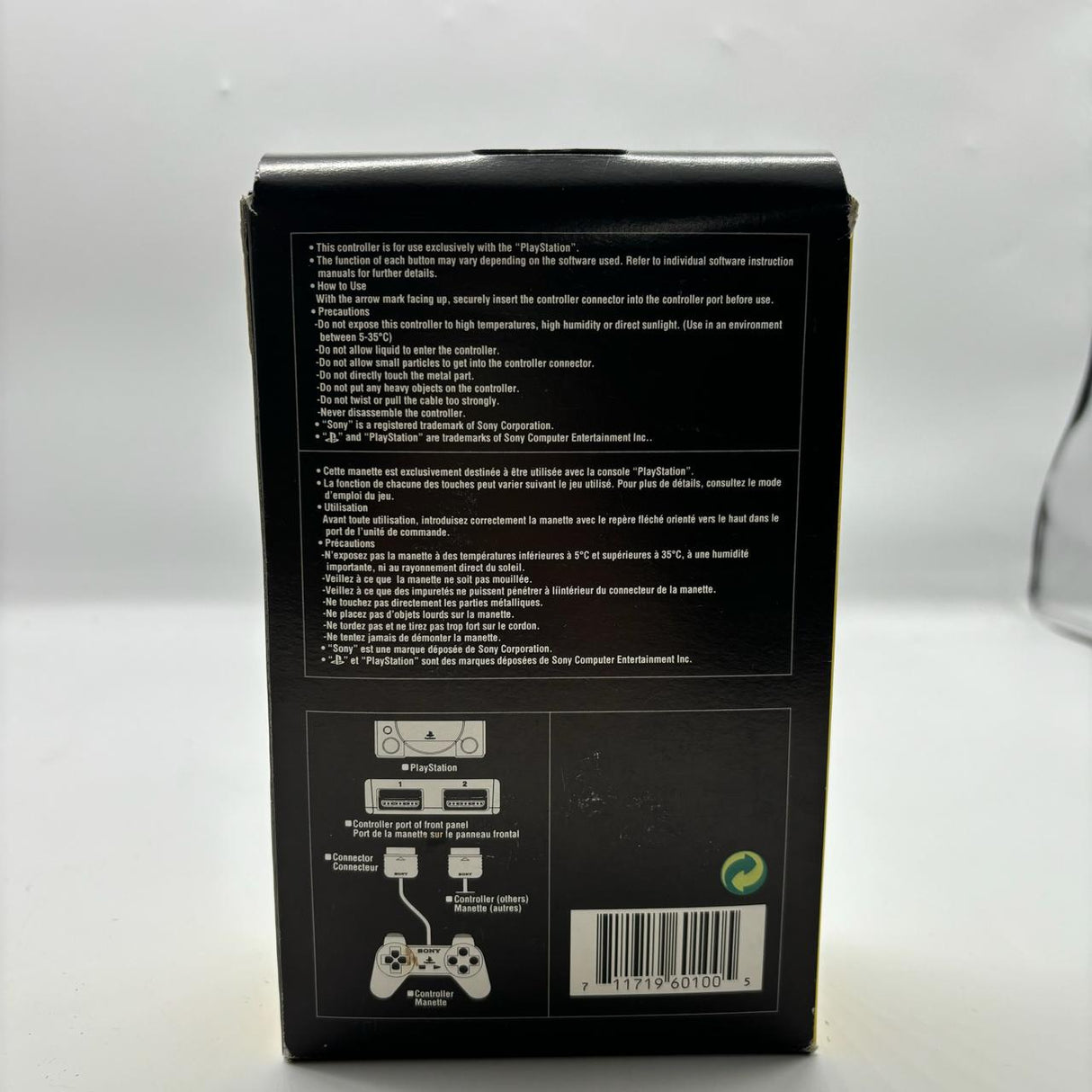 PS1 Playstation 1 Grey Controller Boxed