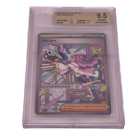 Miriam Pokemon Card 251/198 Scarlet And Violet Graded 9.5-Trippy Trades